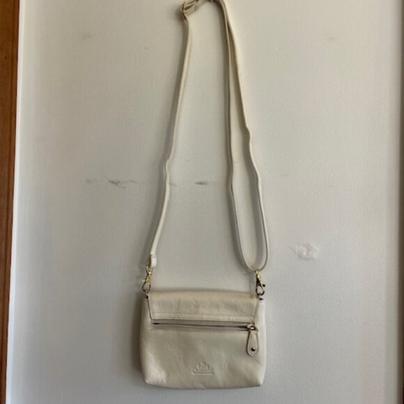 ROWALLAN Crossbody/Clutch Leather Off White - Picture 7 of 15